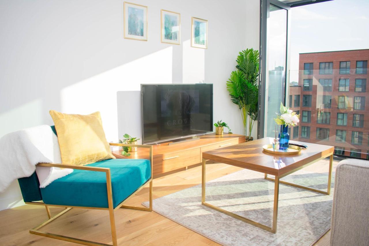 Exoticstay Apartments - Ultra Luxe Top Floor Suite - City Centre Apartment With Cube View - Smart 4K Tv With Ultrafast Wifi & Netflix Birmingam Exterior foto