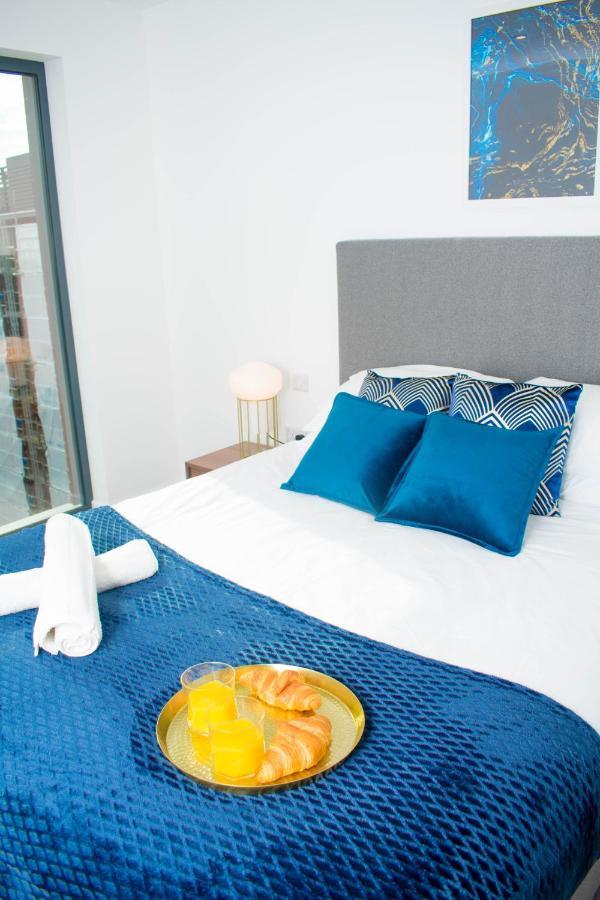 Exoticstay Apartments - Ultra Luxe Top Floor Suite - City Centre Apartment With Cube View - Smart 4K Tv With Ultrafast Wifi & Netflix Birmingam Exterior foto